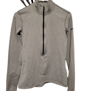 Nike Pro Dri Fit Half Zip Up Long Sleeve Jacket/Top
